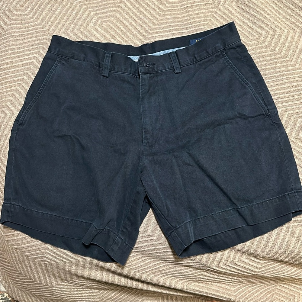 Polo Ralph Lauren Flat Front 6” Navy Shorts